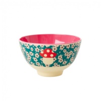 Christmas Mushroom Print Melamine Bowl Rice DK